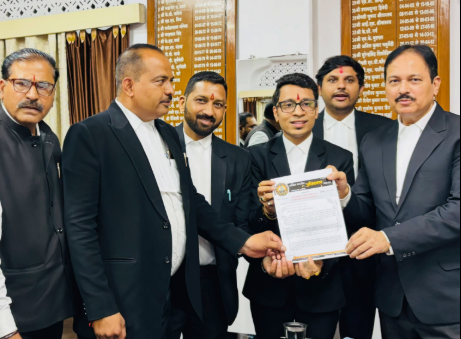 इंदौर में अधिवक्ता रुद्राक्ष वितरण 2.0 महाअभियान हेतु जिला एवं सत्र न्यायाधीश से अनुमति प्राप्त